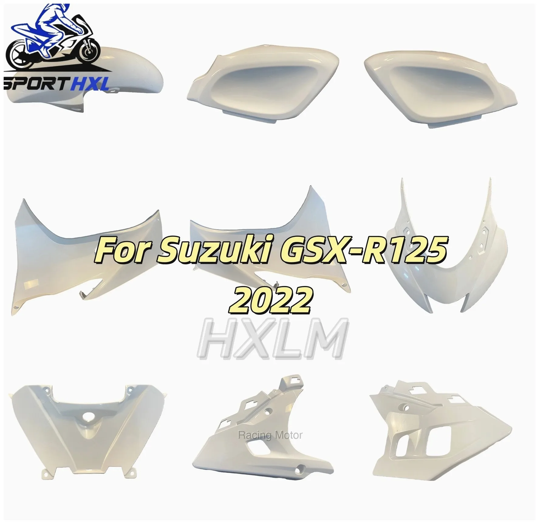Motorcycle Fairing Body Kit - Motorcycle Fairing Injection Mold Painted ABS Plastic Bodywork Kit Set For SUZUKI GSX-R 125 GSXR12