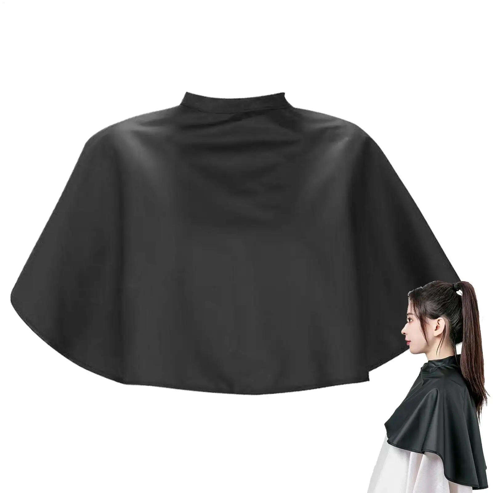 Hair Coloring Cape Waterproof Salon Capes Barber Supplies Adjustable Hair Dying Cape Barber Shop Shampoo Cloth for Women Men