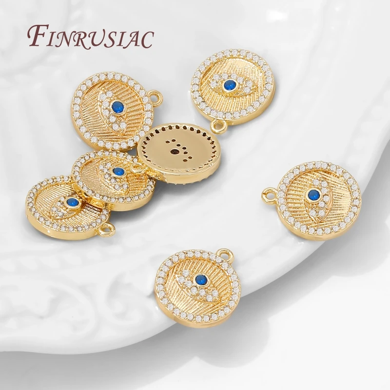 Decorative Pendants 18K Gold Plated Pendants For Earrings,Flowers/Sun/Moon Charms For Jewelry,DIY Bracelets Making Accessories