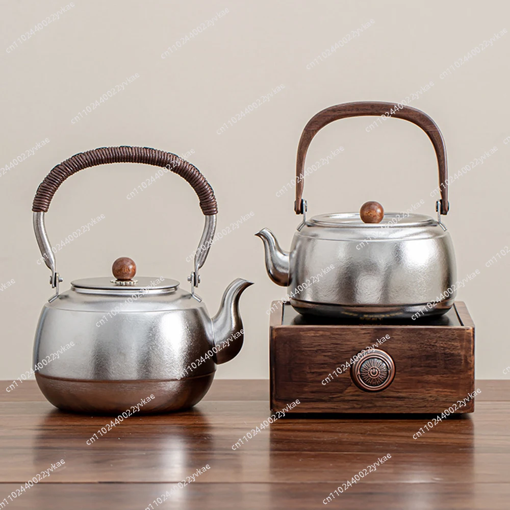 

Pure Titanium kettle, Household brewing tea kettle, Outdoor boiling water kettle, E-LSH heated Titanium water bottle, 800/1500ml