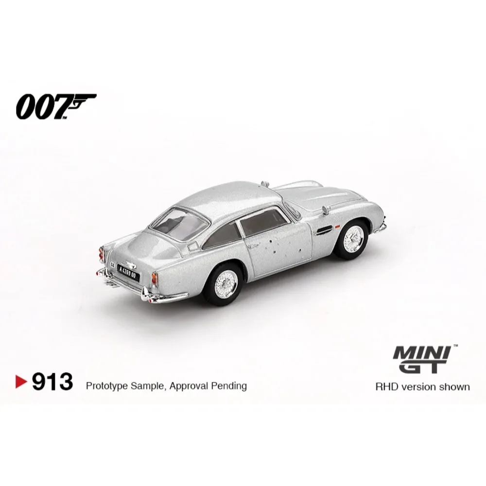 ما قبل البيع MINIGT 1/64 Diecast نموذج سيارة Aston Martin DB5 "Skyfall" عبوة نفطة (النسخة الصينية) نموذج عالي الأداء