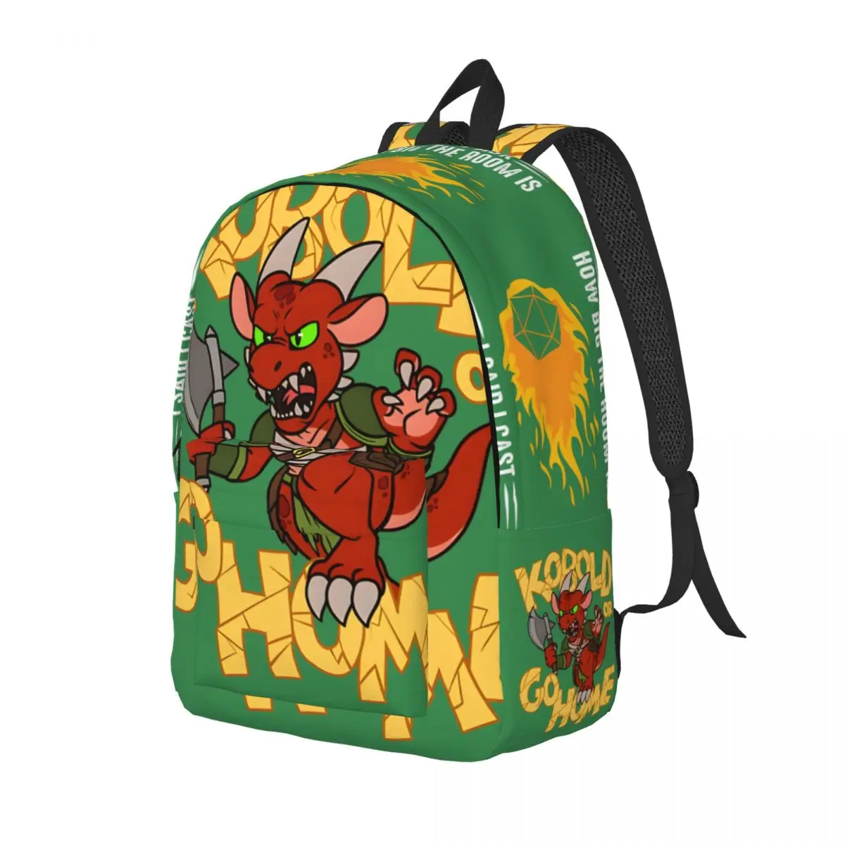 Kobold oder nach Hause gehen Rucksack D-Dungeons A-und D-Drachen Paar Dual-Use-Wander geschenk Rucksack mit großer Kapazität