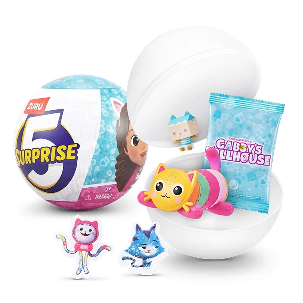 ZURU 5x كرة البيض المفاجئة: بيت الدمية غابي صندوق أعمى لعبة محاكاة مصغرة هدية لطيفة للفتيات #2