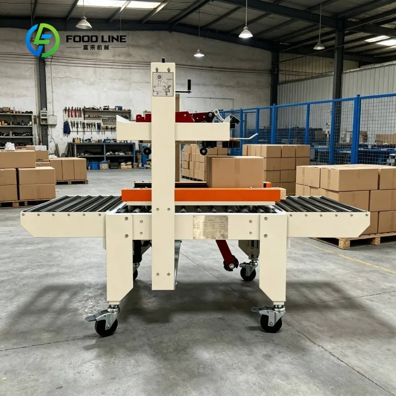 Customized Adjustable Speed Automatic Carton Sealing Machine Express Parcel Tape Box Packaging Sealer Equipment