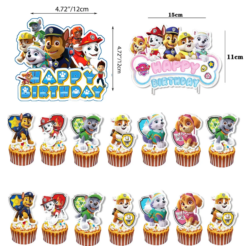 

PAW Patrol Cake Topper Skye Birthday Decoration PAW Patrol Theme Birthday Party Decoration Children Party Supplies Baby Shower