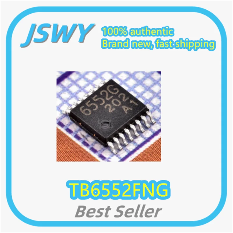 

(5/50pieces) TB6552FNG TB6552 6552G SSOP-16 DC Motor Dual Bridge Driver Integrated Circuit Chip, Original, Brand New, In Stock