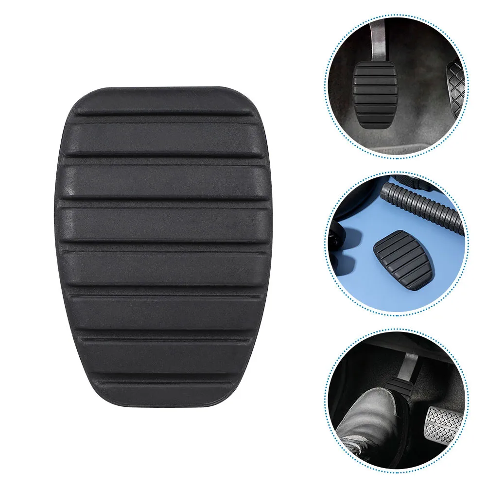 4Pcs Clutch Pedal Pad Brake Pedal Cover Rubber Anti Slip Design for Car Pedals Easy Fit Manual Auto Vehicles Noise Reduction