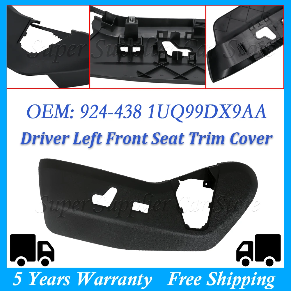 

Driver Left Front Seat Track Cover Seat Switch Bezel For Dodge Grand Caravan 2011-2019 924-438 1UQ99DX9AA 1UQ99DX9AB 1UQ99DX9AC