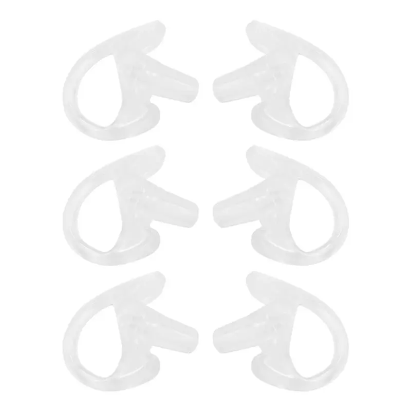 New--Soft Radio Earmold Replacing Earpiece Insert Acoustic Coil Tube Audio Kits Headphone Accessories