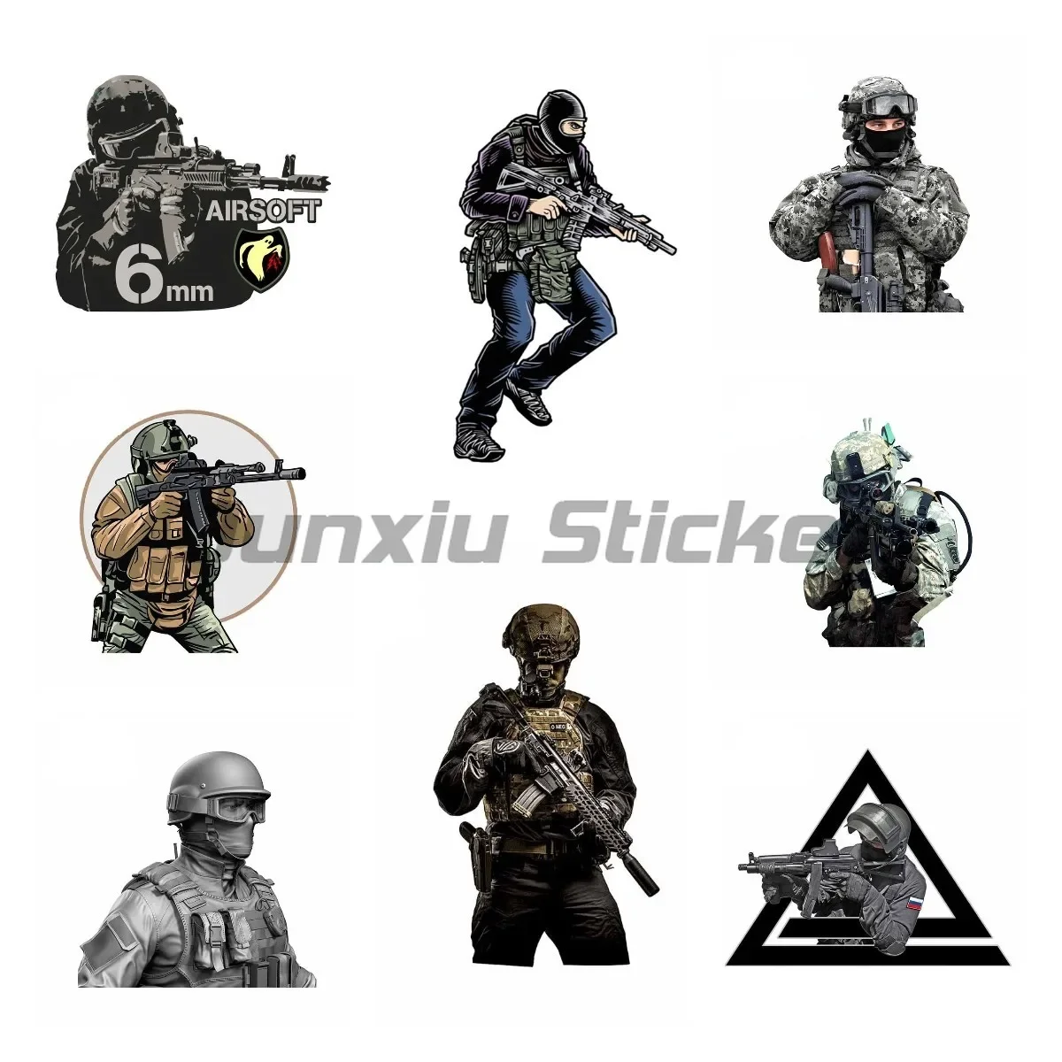 

Special Forces Combat Airborne Division Vinyl Sticker for Laptop Travel Luggage Decal Car Styling