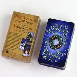 10.3*6cm Yuletide Tarot Hope, Warmth, and Tarot Cheer for The Most Wonderful Time of Year 78 Pcs Cards