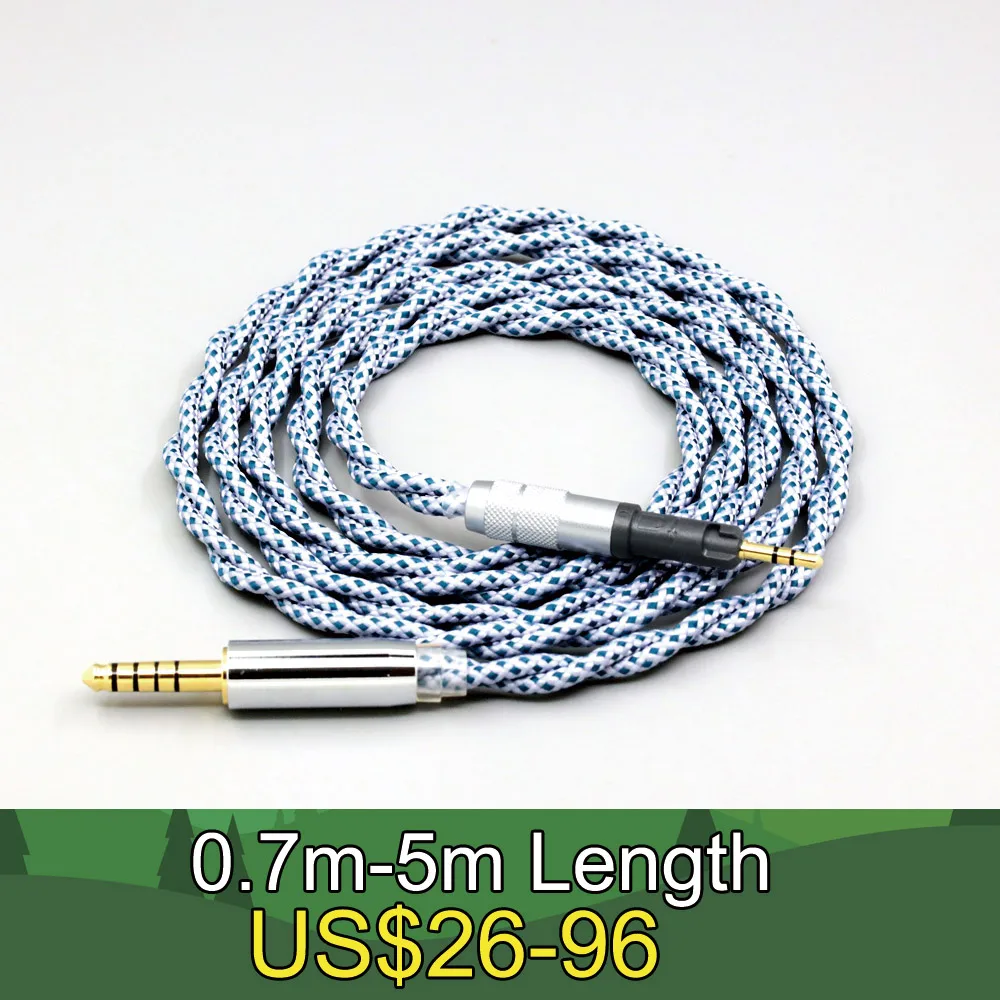 

99% Pure Silver Mix Graphene OCC Shielding Earphone Cable For Audio Technica ATH-M50x ATH-M40x ATH-M70x ATH-M60x LN008665