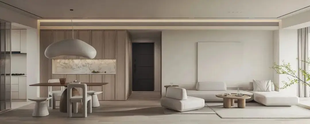 Sanhai الحد الأدنى نمط التصميم الداخلي البناء رسم خطة رئيسية تخطيط الواقي الذكري غرفة المعيشة مريح المنزل العمل التفصيلي