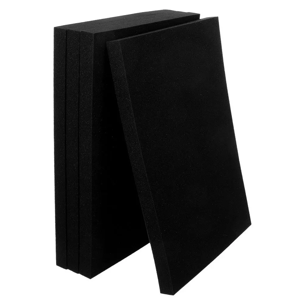 4 Stück Schaumstoffpolsterung für Versandkartons, dicke Schaumstoffplatten mit hoher Dichte, schützende Polsterung, Verpackungseinsätze, DIY-Projektmaterial