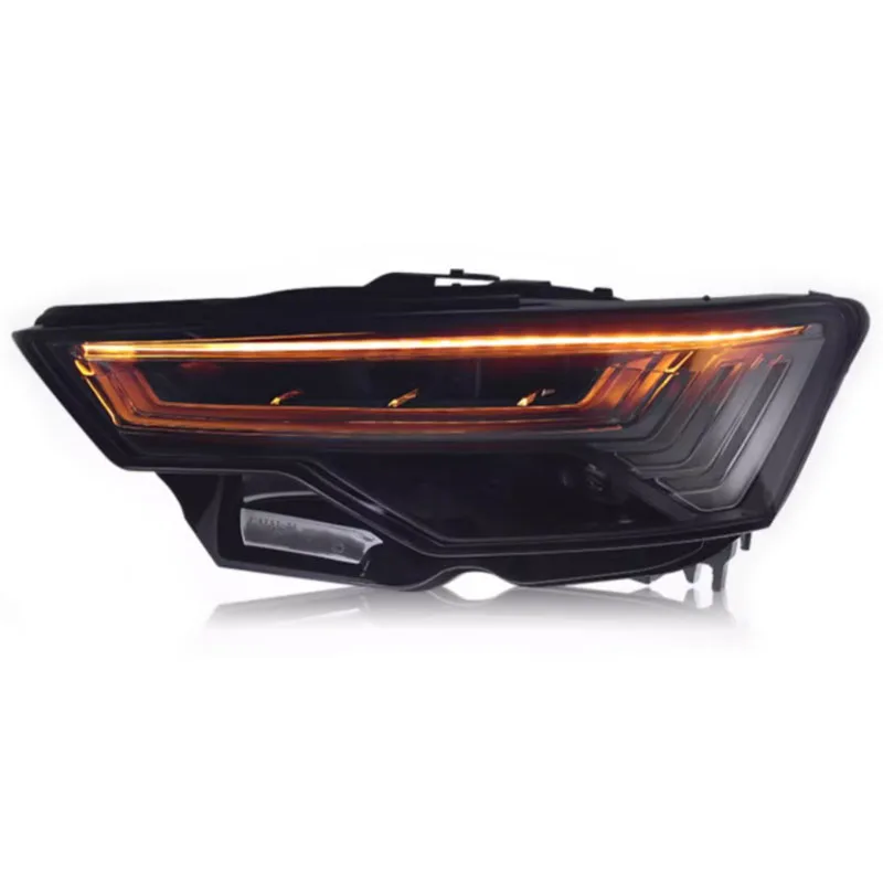 SXLL For Headlamps 2019-2023 A6 C8 Light Emitting Diode Headlamps DRL Dynamic Signal High Low Profile Automotive Accessories Hea