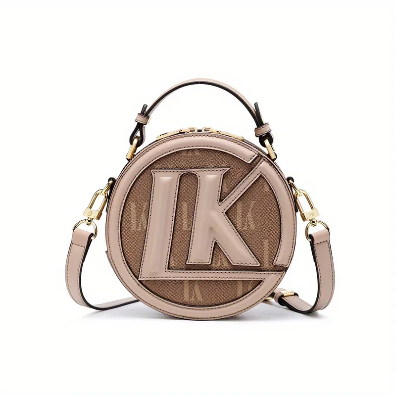 

Женская сумка через плечо, новинка 2024, летняя модная маленькая круглая сумка, Женская универсальная ручная маленькая сумка через плечо в западном стиле