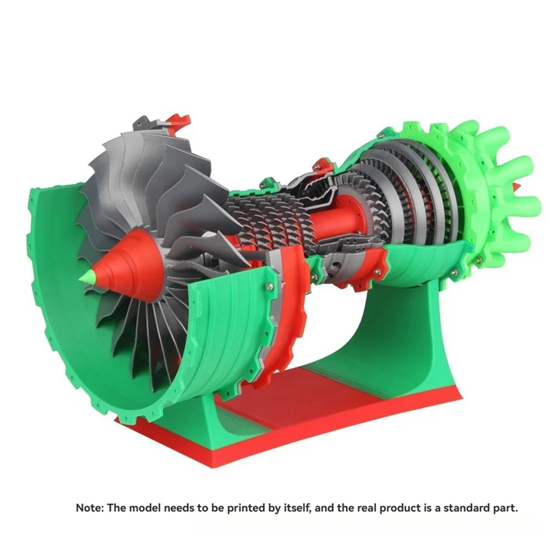 

Professional For Bamboo Lab 3D Printing Model MH006 Aircraft Engine Model Components Enhance Your Printing Experience