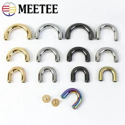 10/20Pcs 9/14/15/20mm Arch Bridge Metal Buckles For Webbing Bag Strap Connector Hanger Decor Clasps DIY Hardware Accessories