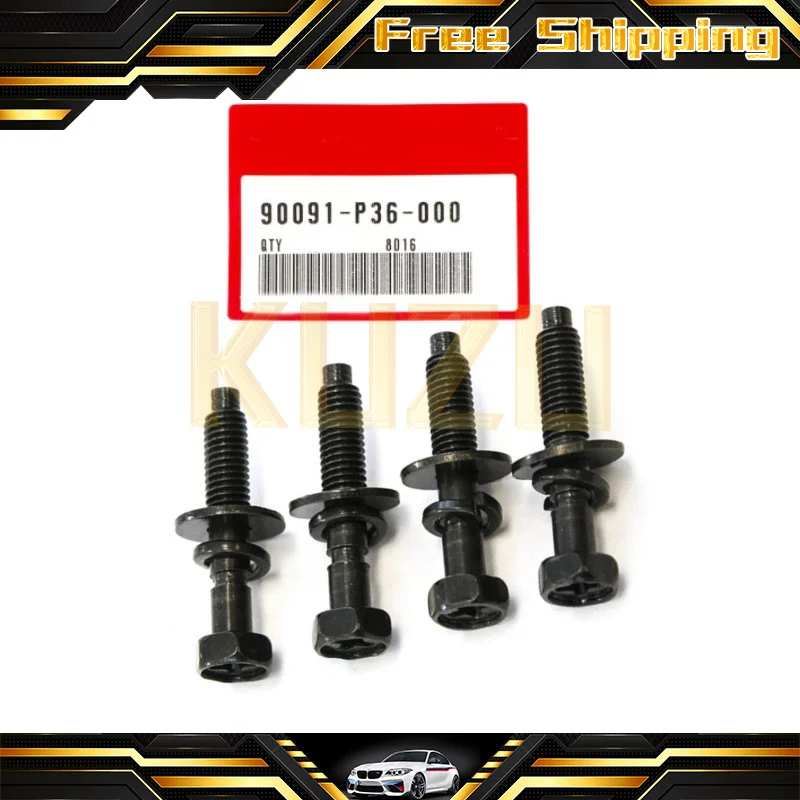 4PCS Engine Air Filter Box Cover Screw 5x28 Lid Bolt 90091-P36-000 Fits For Honda