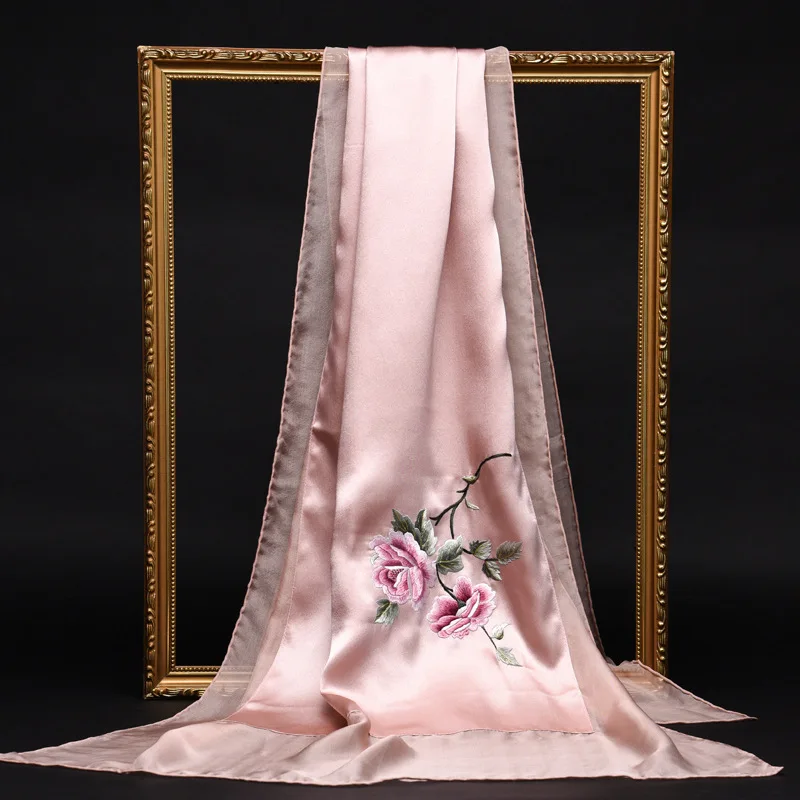 Handmade Embroidery Scarf Women's Gift Long All-Matching Suzhou Shawl