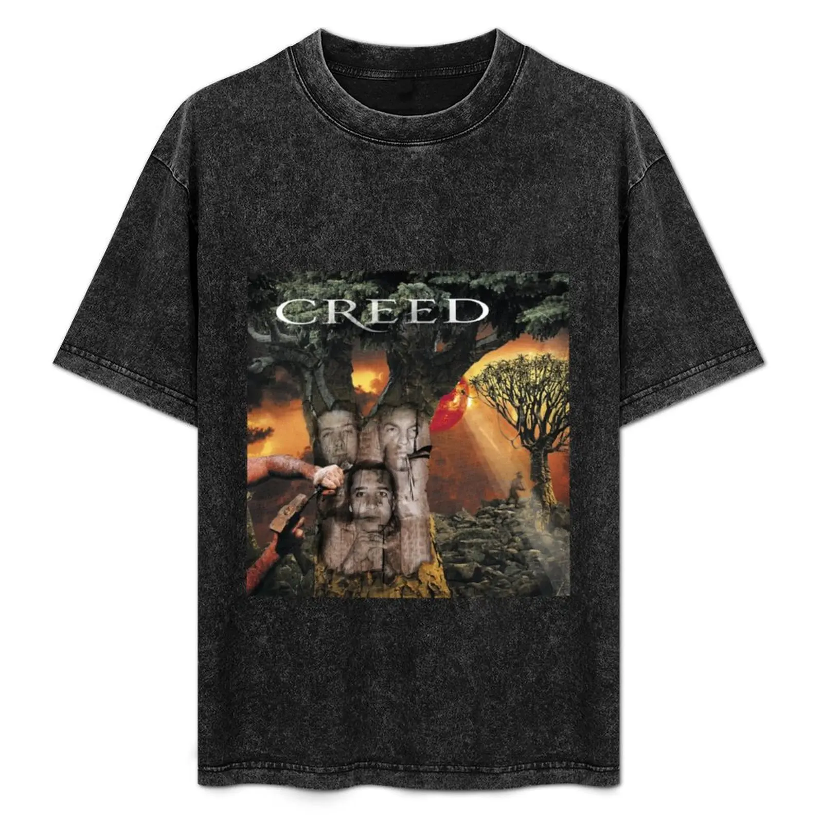 

Creed Weathered T-Shirt Vintage Style Printed Top