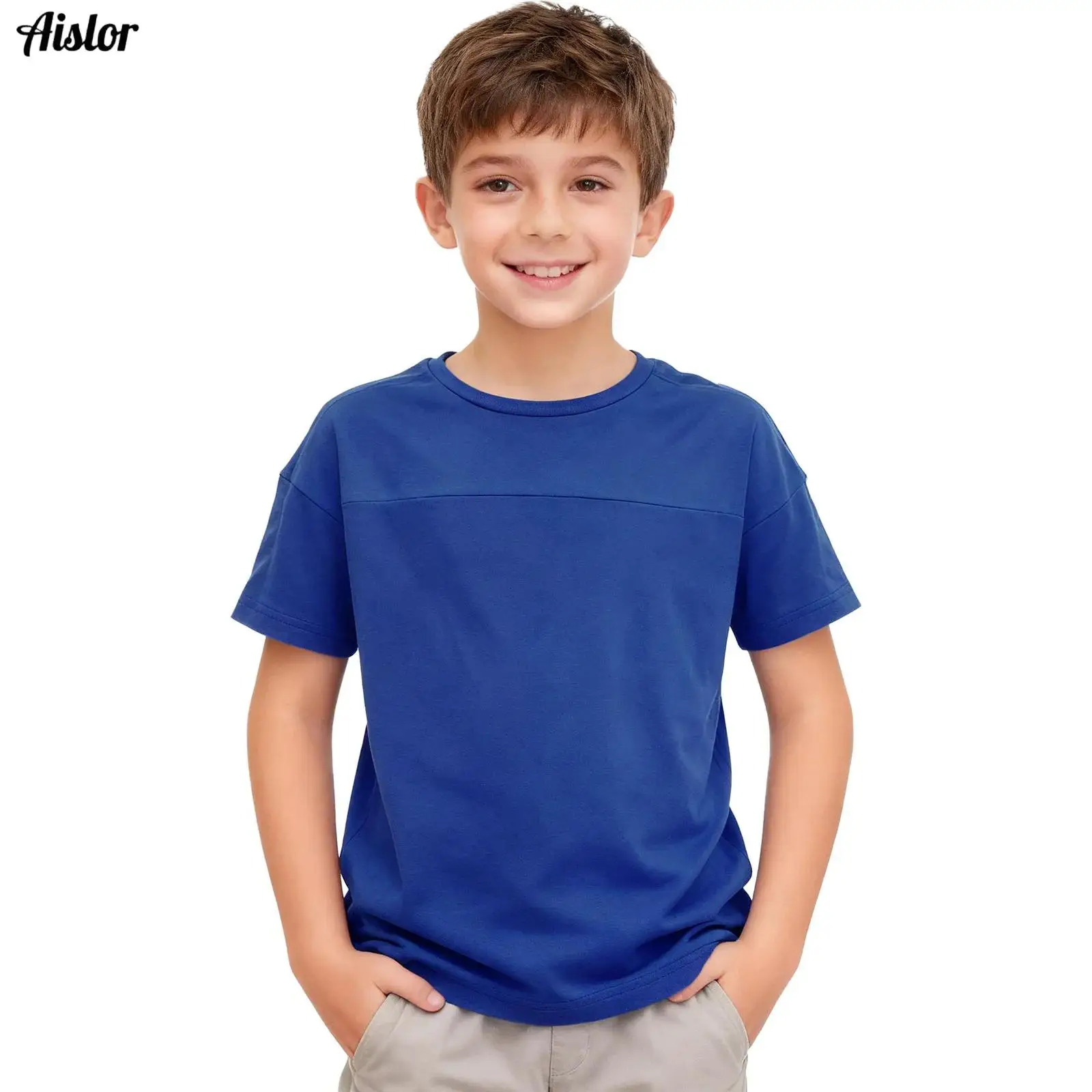 

Kids Girls Boys Special Needs Adaptive Clothing Fracture Postoperative Costume Tear-Away Press Buttons Tops Short Sleeve T-shirt