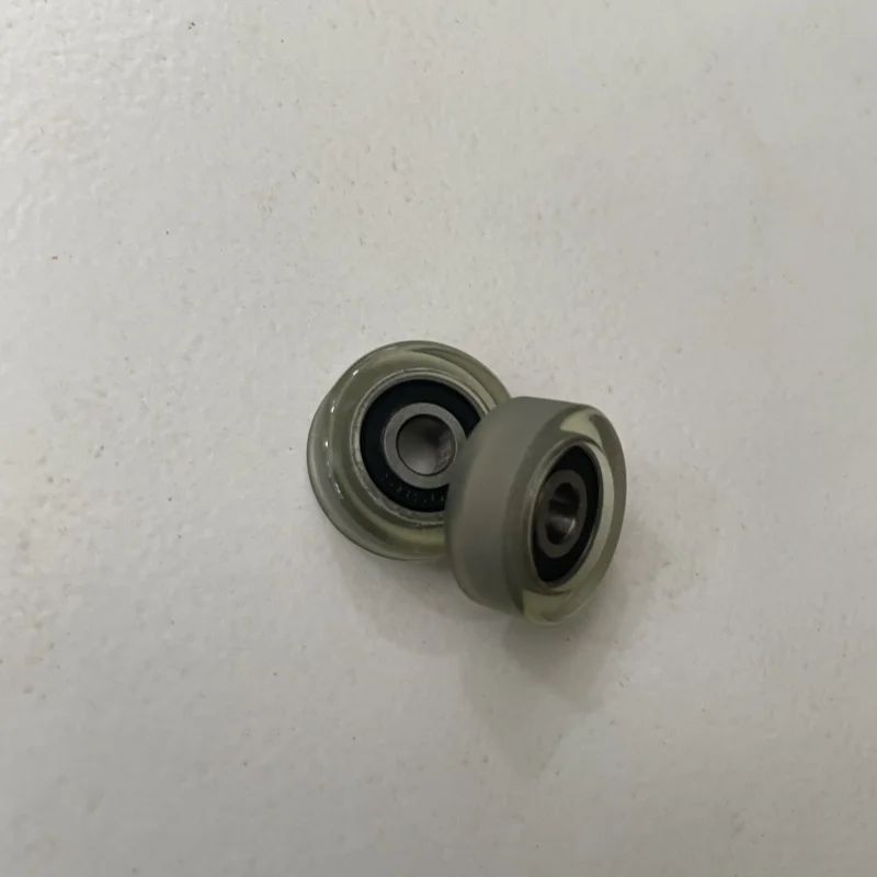 1Pc Silent wear-resistant rubber 626 polyurethane bearing pulley size: 6x26x12mm
