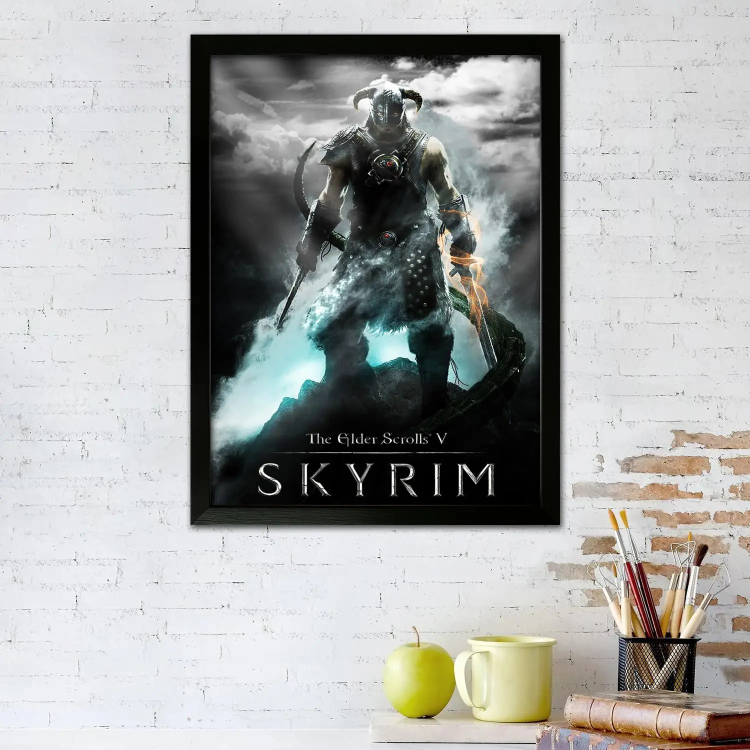 Elder Scrolls Morrowind Map Canvas Art Poster Picture Print, Modern Family, Bedroom Decor, Posters,Decorative painting