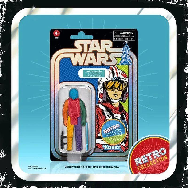 Genuine Hasbro Star Wars Retro Collection Luke Skywalker Prototype 3.75 Inch Action Figure Random Style Shipped in Stock view 3