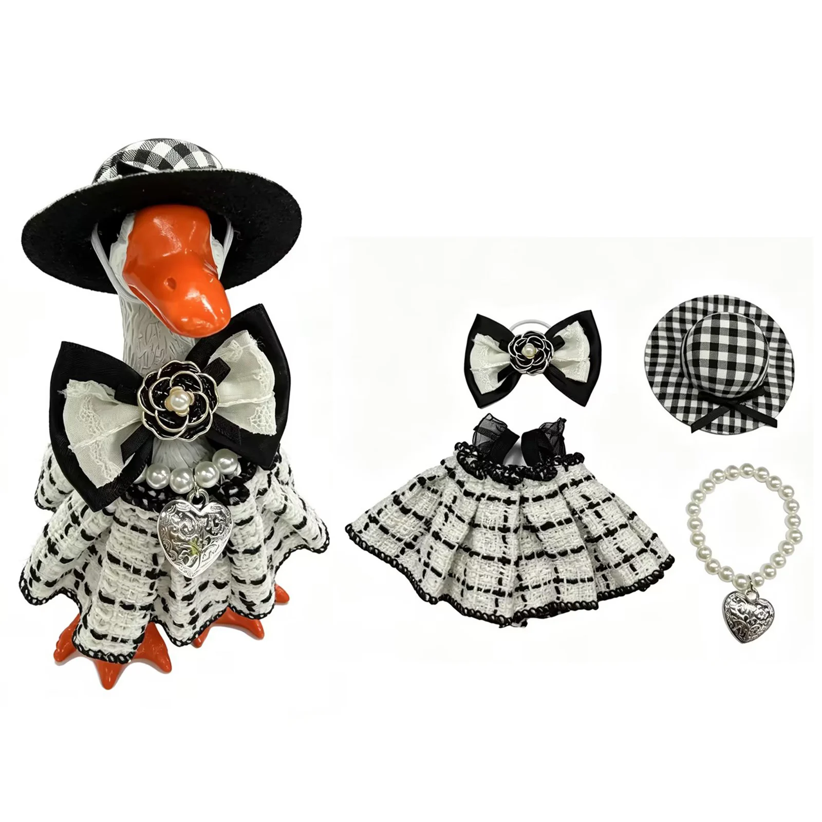 Pearl Necklace Set - Desk Goose Outfit for 7inch Mini