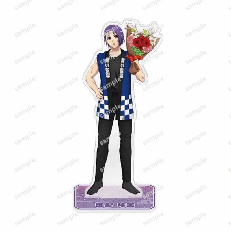 15CM Anime BLUE LOCK Figure Isagi Yoichi Seishiro Nagi Acrylic Stands Reo Mikage Character Model Desk Decor Fans Collection Gift