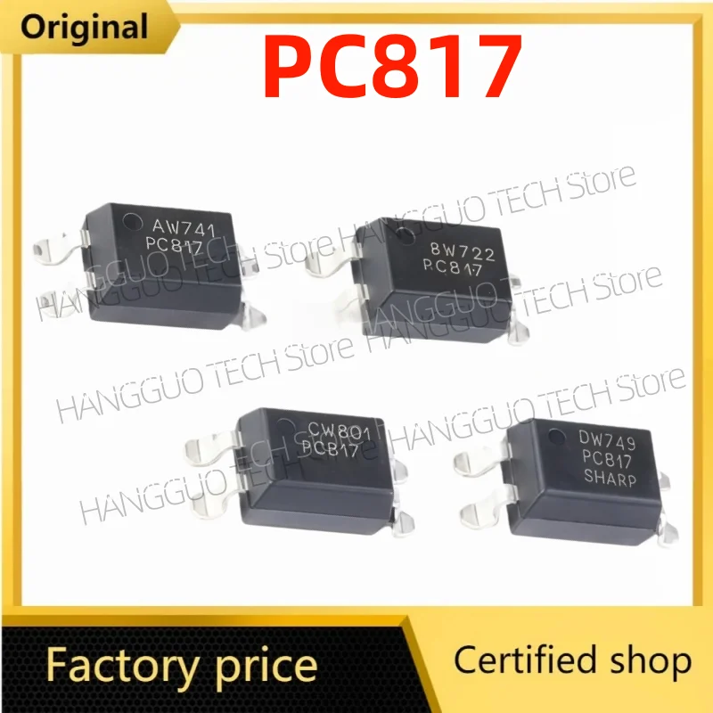 100PCS/Lot Brand new and original  PC817 EL817 817 817C FL817C PS817C DIP-4 Optocoupler