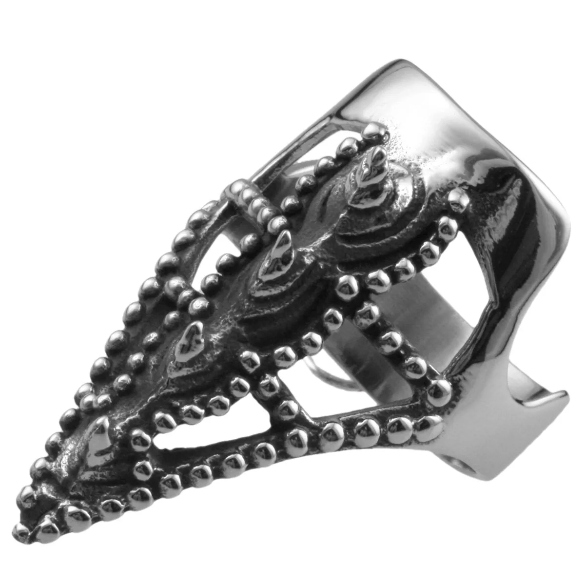 

Gothic Style Punk Stainless Steel Ring Retro Rock Hip Hop Finger Ring For Men Women Jewelry Fashion