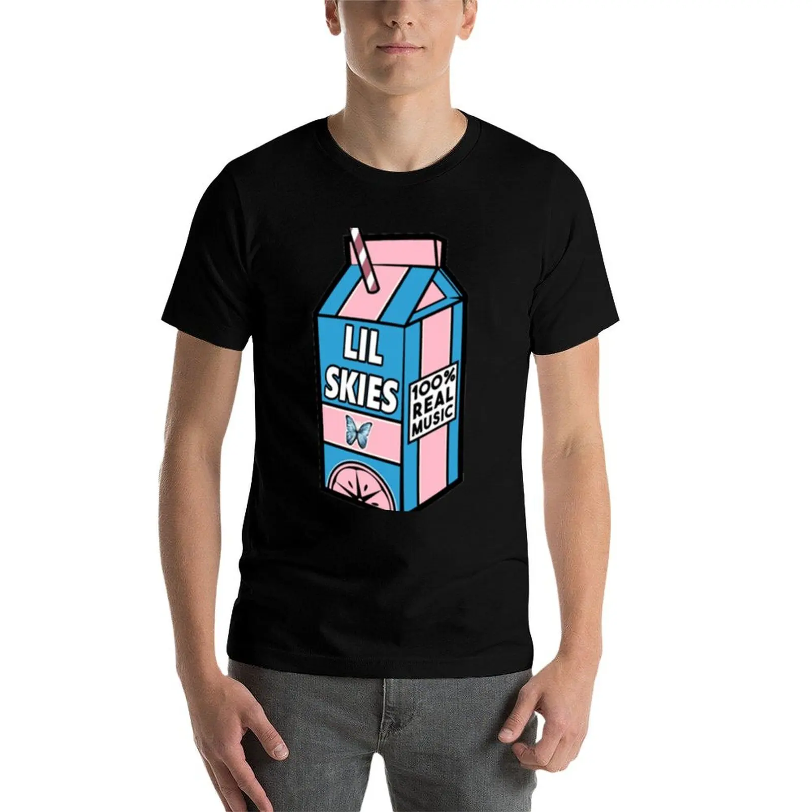 

lil skies butterfly logo T-Shirt man graphic t shirt cotton t shirt pack t shirt man designer T-Shirt