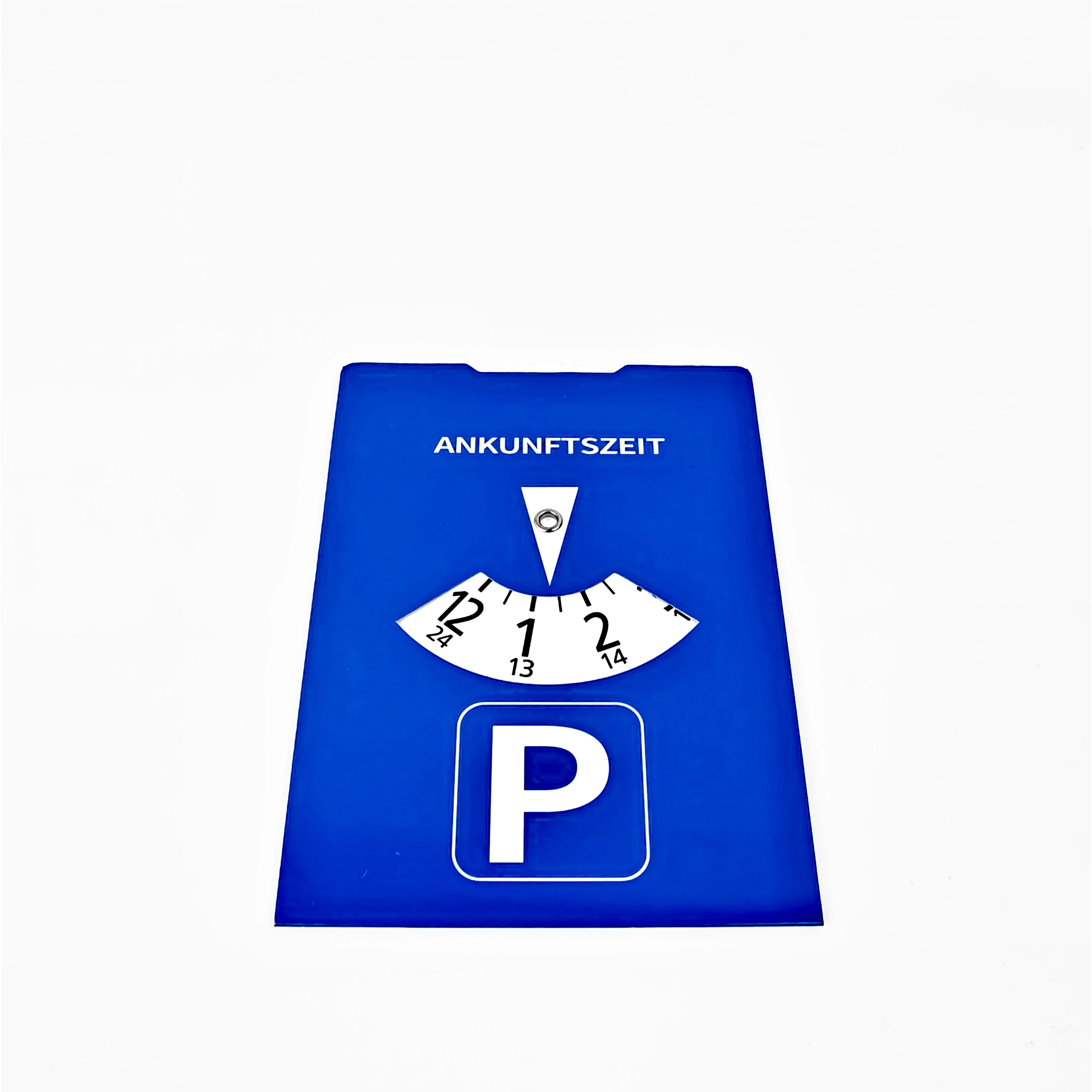 Temporizador de estacionamiento compatible con tráfico alemán, tarjeta de estacionamiento digital fácil de usar, azul, duradero para automóviles y conductores