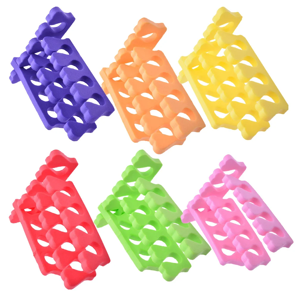 Separador de uñas de esponja para mujer, divisor de dedos para manicura y pedicura, herramientas de arte, Kit de lima de uñas para salón, uso doméstico, 15 Uds.