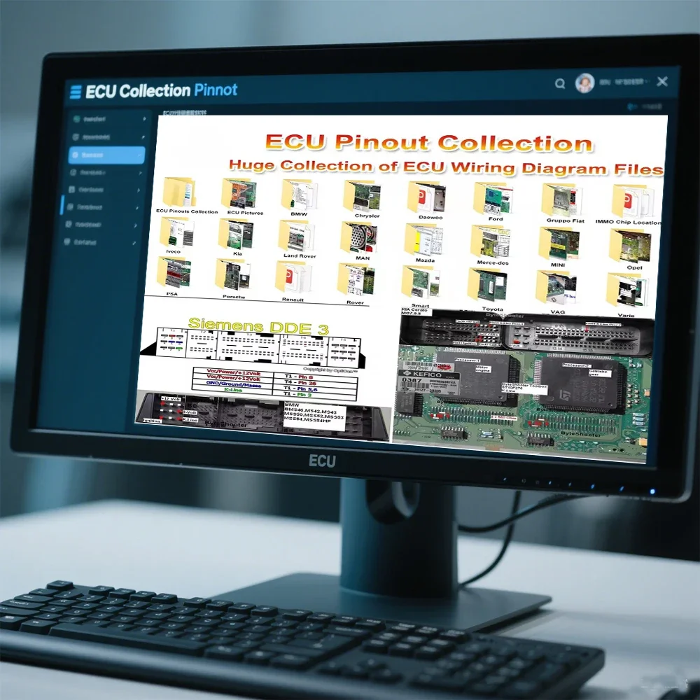 Car Repair Tool Photo Guide PDF ECU Pinout Maps Vs AllData Automotive Diagnostic Support Tool
