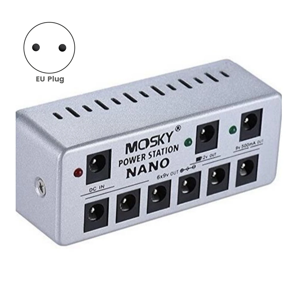 

M85K Nano Station Nano Power Station Мини-гитарная педаль эффектов Система питания с поддержкой эффектов Guitarra Вилка европейского стандарта