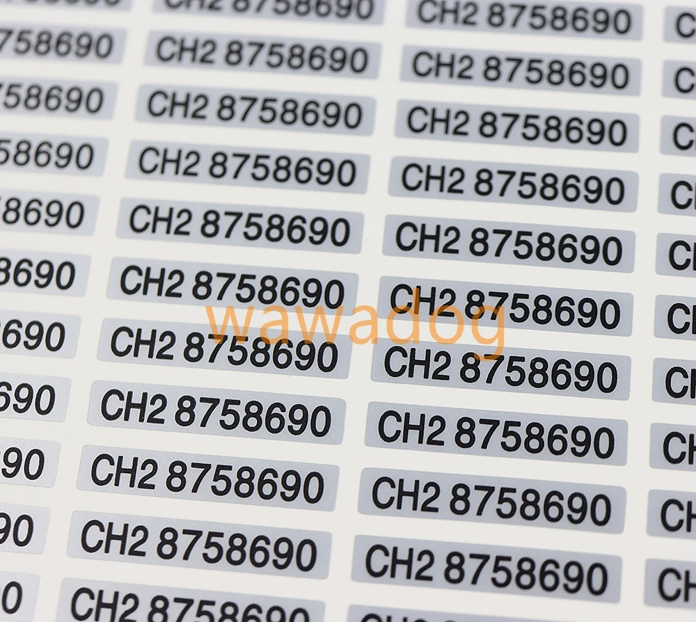 30pcs Back Label Serial Number Sticker for GB GBC GBP Universal DMG