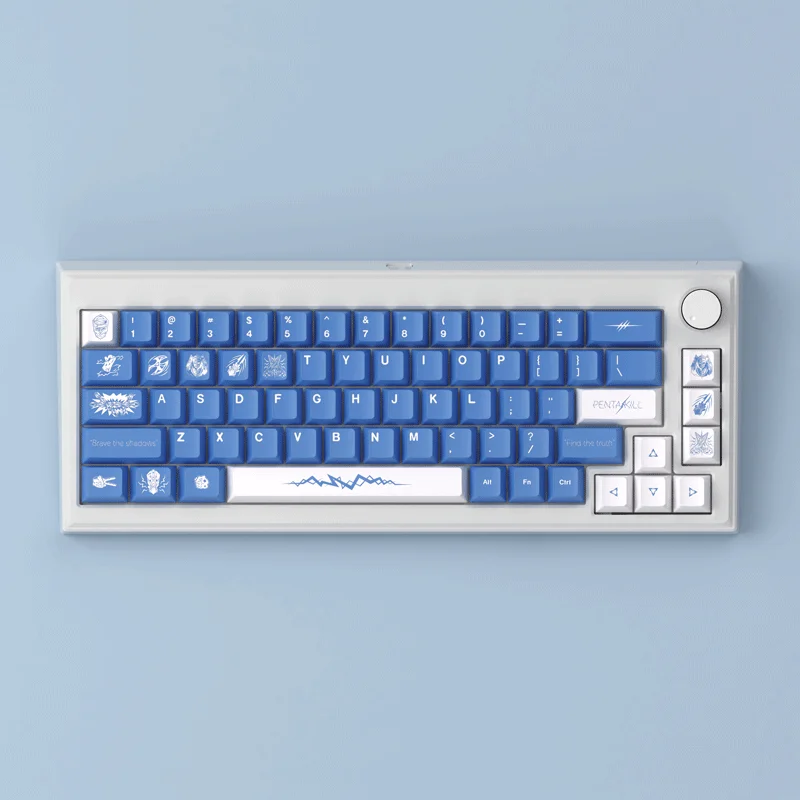 

Finalkey ZED Keycap Set Cherry Profile Keycaps League Of Legends PBT Dye-sublimation Keycaps For Mechanical Keyboard