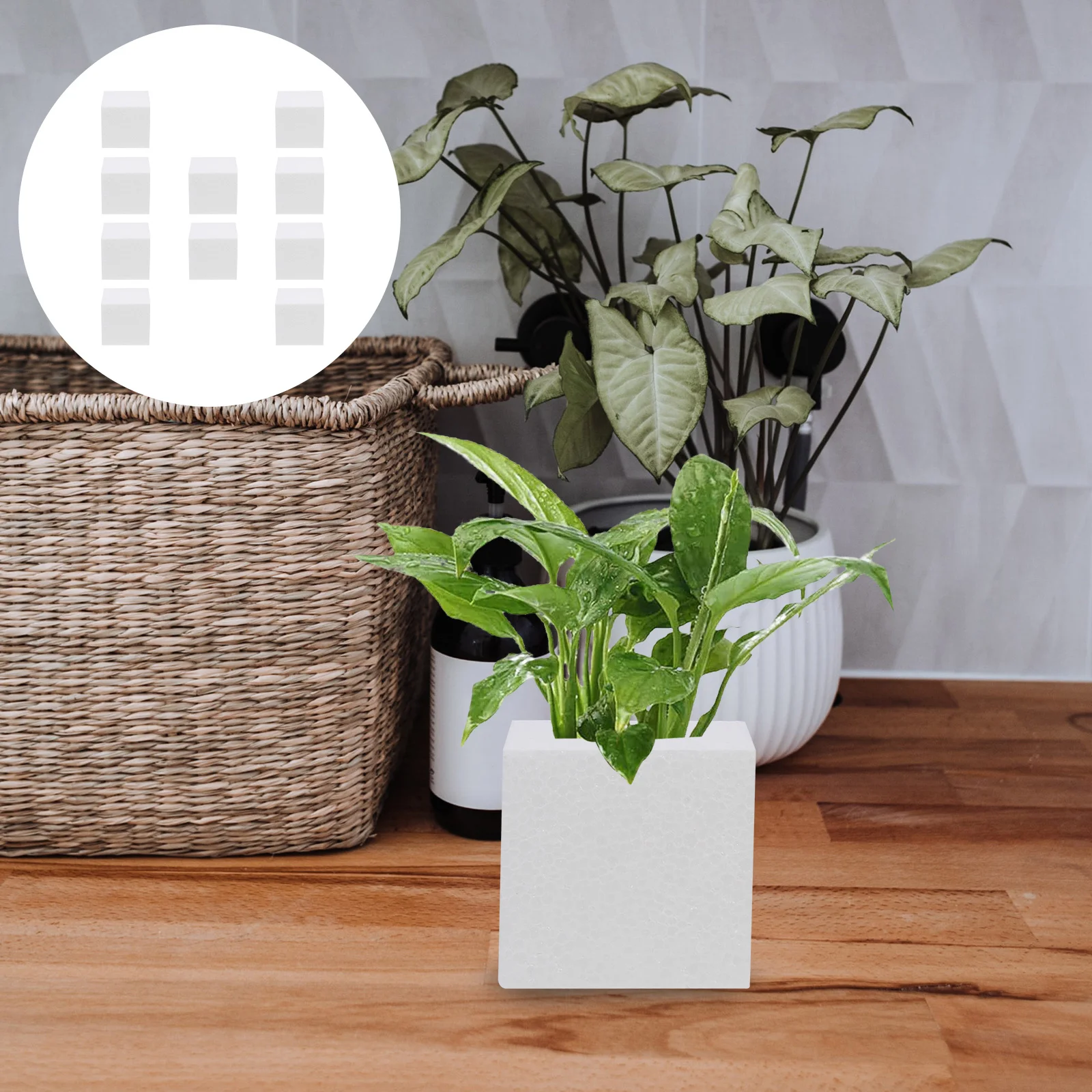 

20pcs Foam Flower Arranging Cushions Diy Craft For Kids Art Class Home Office Floral Accessory Decor Preschool Craft Supplies