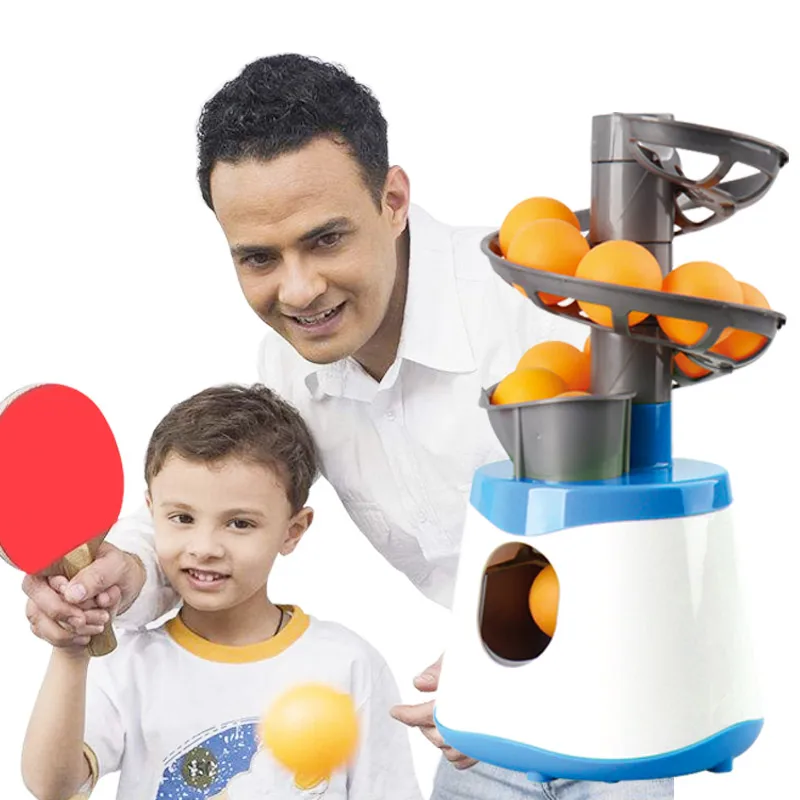 

Mini Table Tennis Robot Service Pitching Machine Trainer Adult Kid Sport Game Gift Racquet Sport 40+ Ping Pong Ball 4*AA Battery