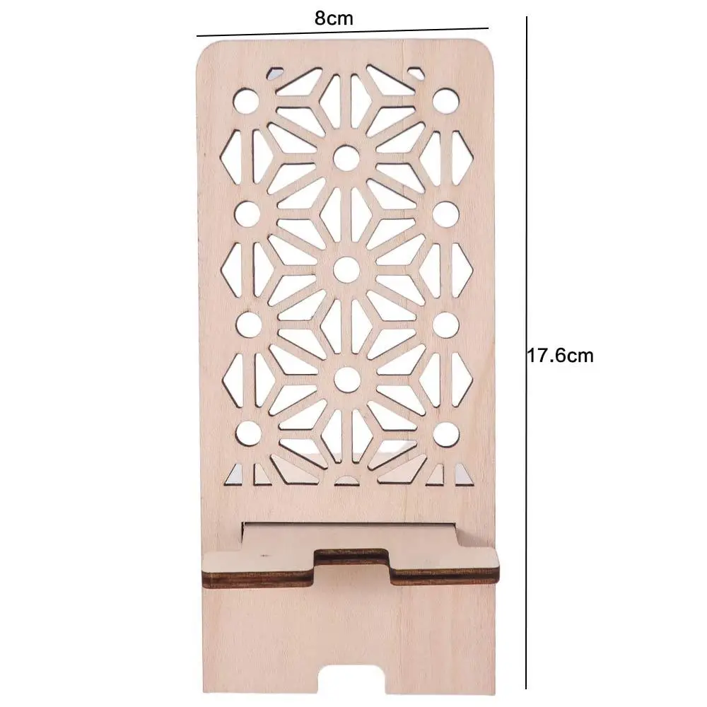 

Настольная подставка для телефона с зарядным портом, деревянная, ретро, устойчивая, для путешествий