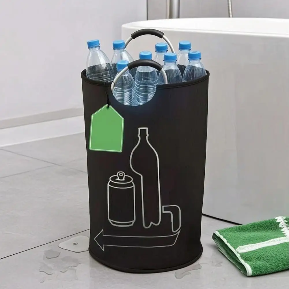 

Door Hanging Storage Basket Easy Carrying Container Durable Waterproof Oxford Storage Bin for Laundry Toys Household