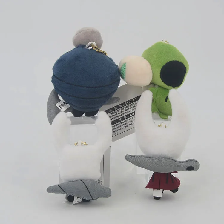 10cm Hollow Knight Plush Keychain, Game Character Stuffed Doll Pendant Zote Hornet Grub The Knight Soft Plush Toy Bag Charm Gift