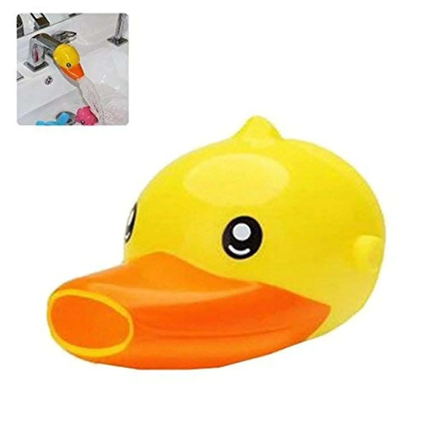 

Kids Faucet Handle Extender Sink Extender for Toddler Cartoon Duck Design Hand Washing Helper for Bathroom Sink