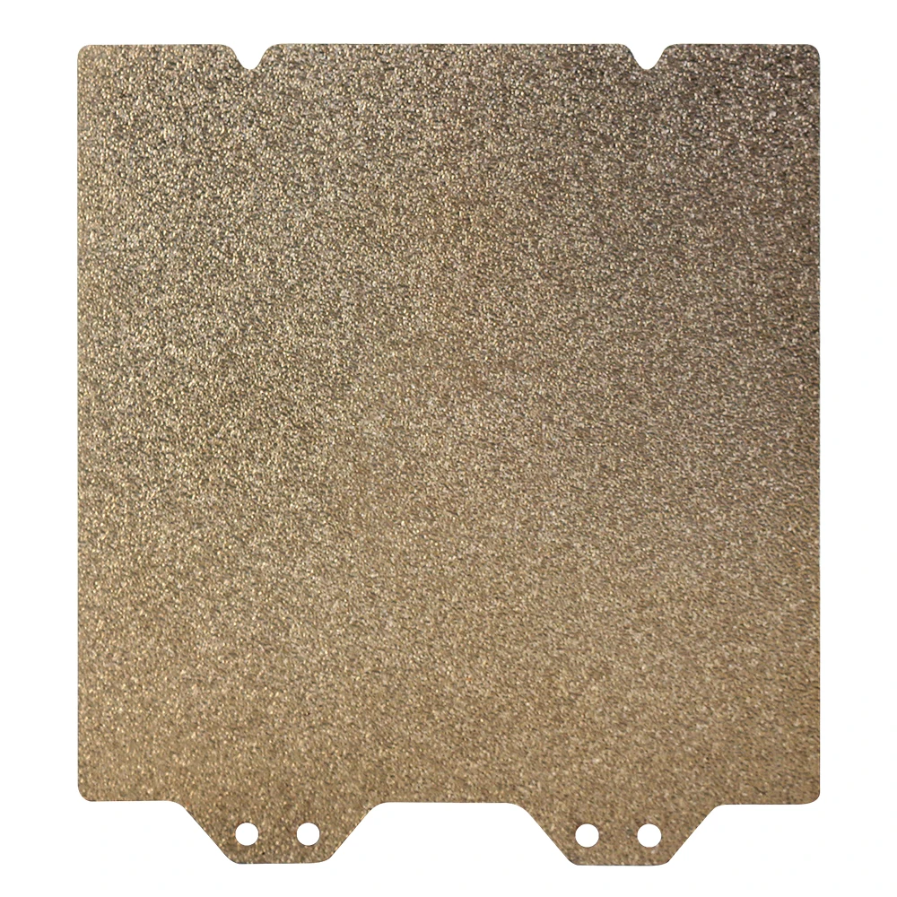 FYSETC 3D-Druckerteile, doppelseitiges Pulverblech, 120 x 120 mm, Federstahlblech, strukturiert, für Voron 0.1 3D-Drucker