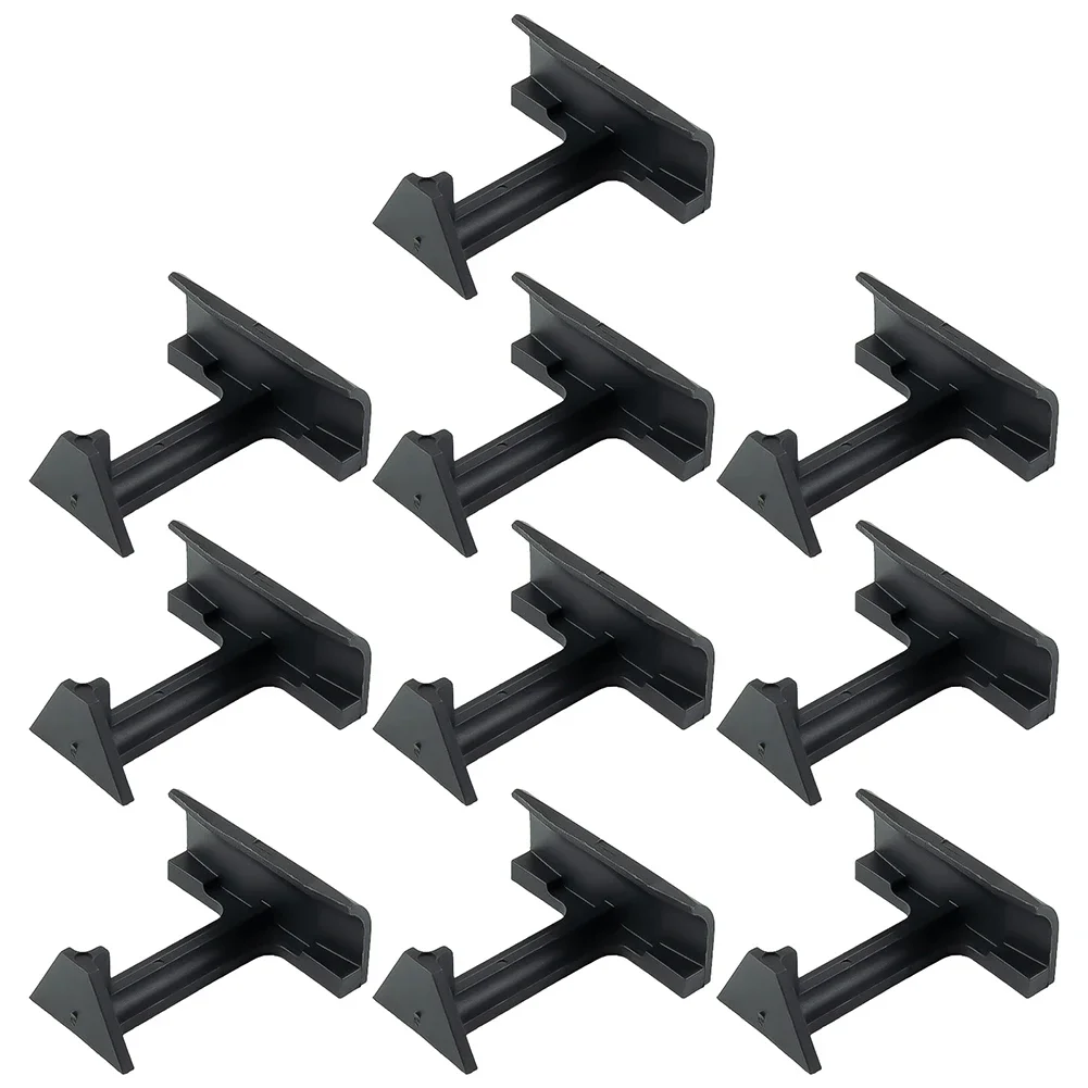 10pcs Water Drainage Clips PA66 30mm/35mm/40mm Photovoltaic Module Water Guide Clip Solar Panel Water Guide Clip Cleaning Clips