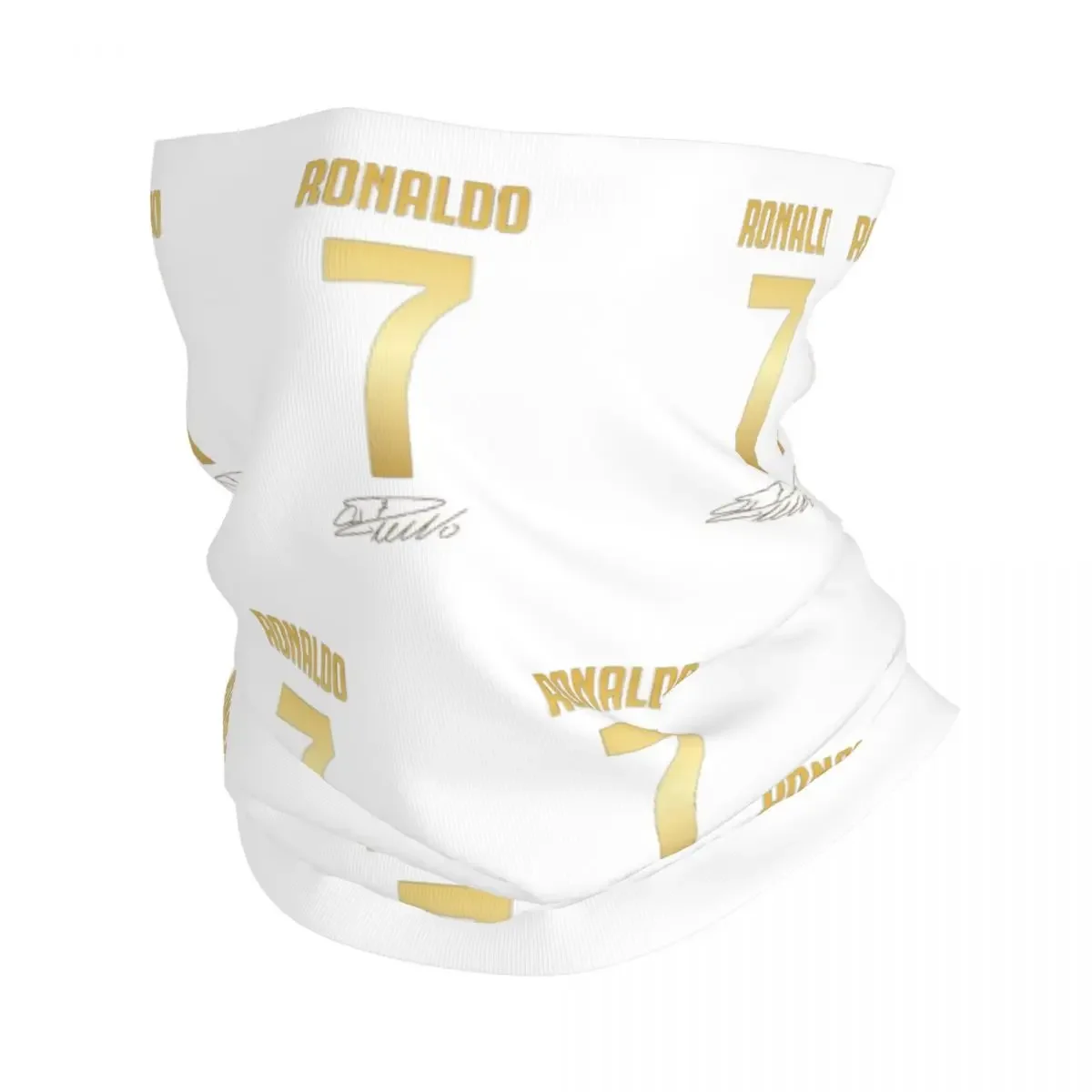 CR7 Cristiano Ronaldo Bandana Neck Gaiter Printed Magic Scarf Multifunction Headband Cycling Unisex Adult Windproof