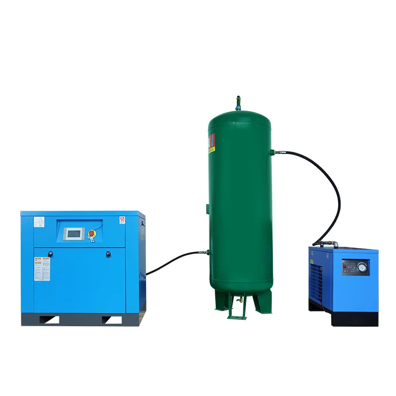 

Hot Sales 15hp Compressor Screw Air Compressor With Air Dryer And Air Tank Screw Compressor